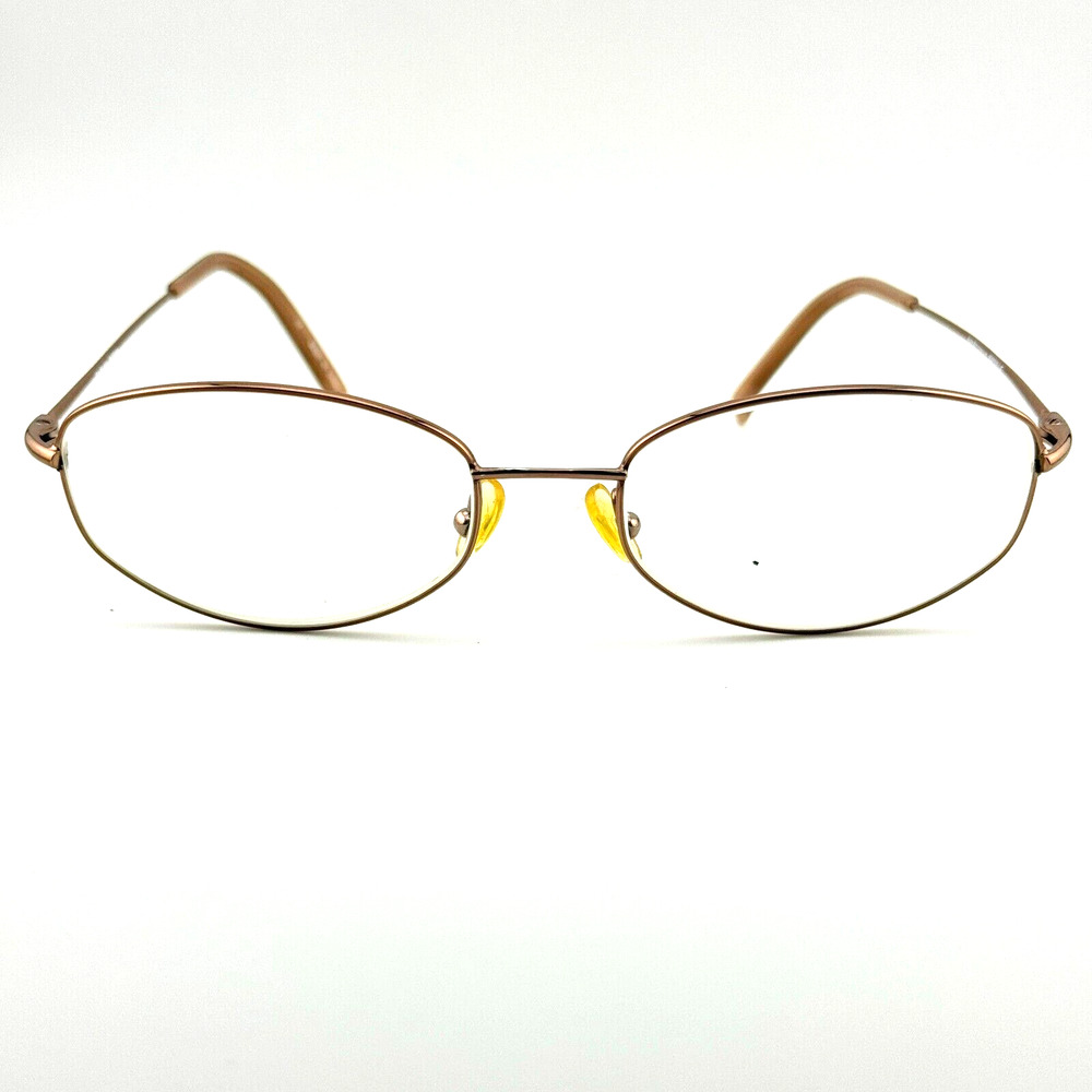 Bulova Mayville Eyeglasses Frame sfull‎ Rim Round 54-18-140 Brown Womens H12204